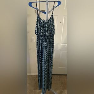 Blue Maxi dress with adjustable straps